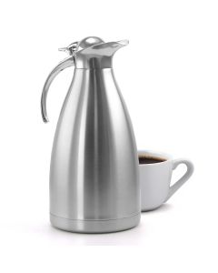 MegaChef 2L Deluxe Stainless Steel Thermal Beverage Carafe for Coffee and Tea